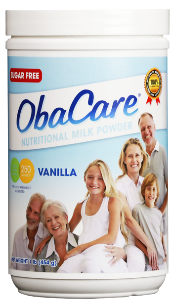Nutritional Milk Powder OBACARE -  Sugar Free (Net Weight: 1 Pound)